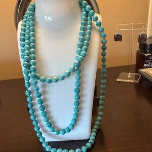 Turquoise Beaded Necklace Set